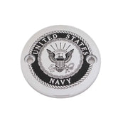 CUSTOM ENGRAVING NAV15-63 M8 Timer Cover Navy Chrome