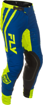 Lite Lancer Pants Ca/Ny Navy/Hi Vis Sz 38 - FLY RACING