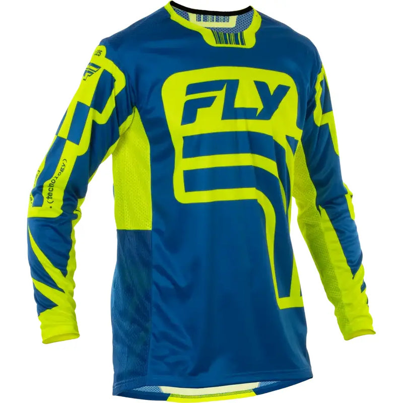 Lite Lancer Jersey Navy/Hi Vis 2x - FLY RACING