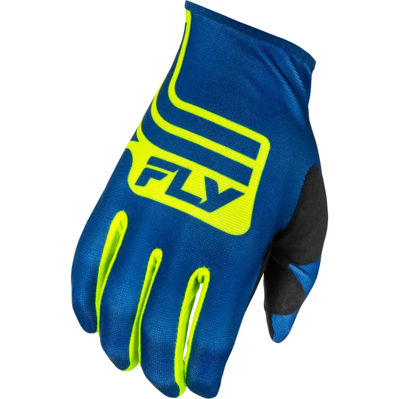 Lite Lancer Gloves Navy/Hi Vis 2x - FLY RACING