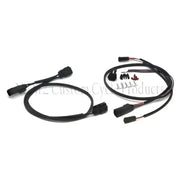 Black electrical wiring harnesses for light bar and marker lights by Namz Custom Cycle