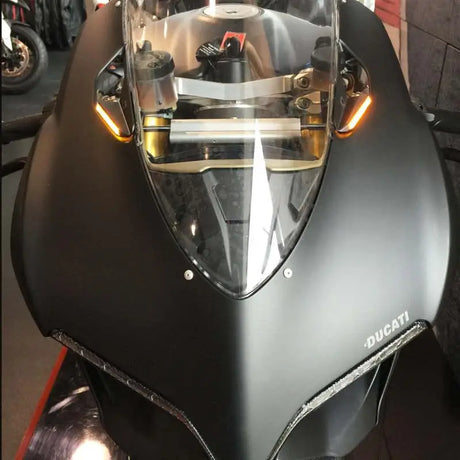 New Rage Cycles 11-14 Ducati 1199 Panigale Mirror Block Off Turn Signals - RV and Auto Parts