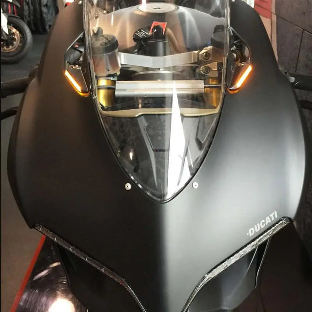 New Rage Cycles 11-14 Ducati 1199 Panigale Mirror Block Off Turn Signals - RV and Auto Parts