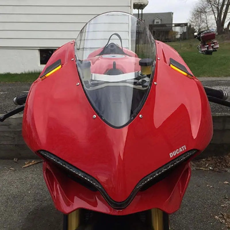 New Rage Cycles 1299-MBO-B New Rage Cycles 15-19 Ducati 1299 Panigale Mirror Block Off Turn Signals Black