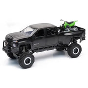 New Ray Toys Chevy Off Road Pickup with Dirt Bike/ Scale - 1:20 - Apparel