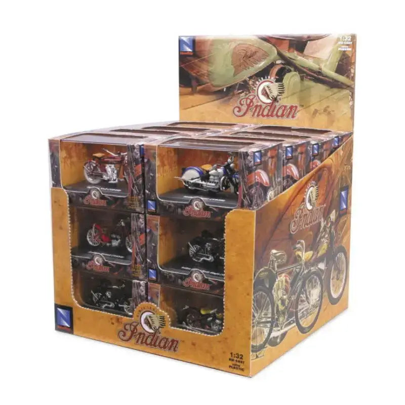 New Ray Toys Indian Bike Assortment / Scale - 1:32 - New Ray Toys