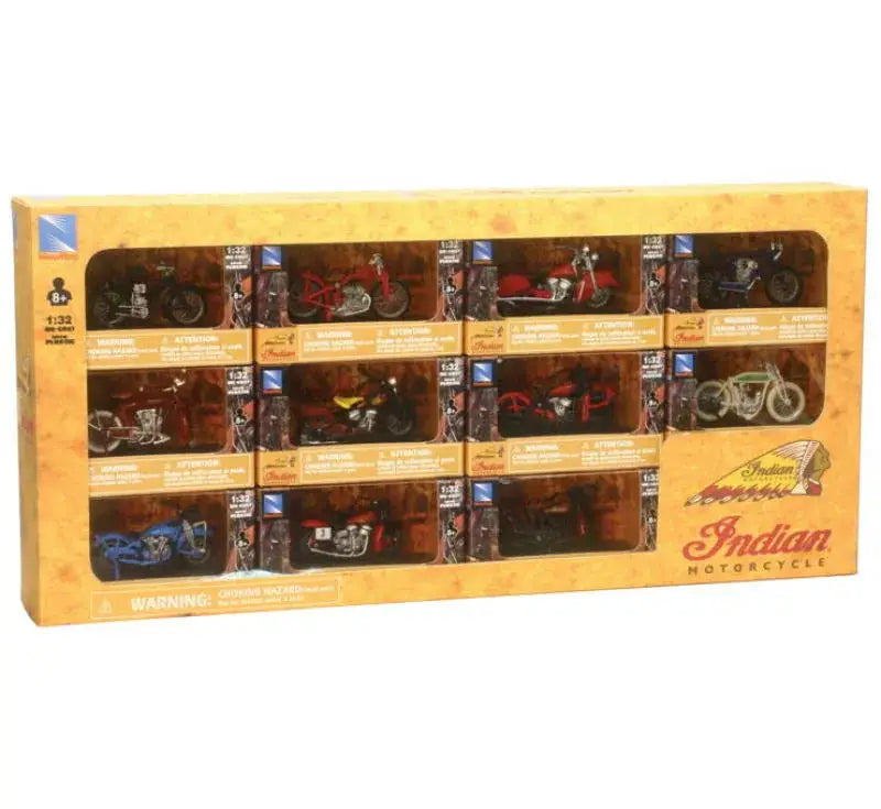 New Ray Toys Indian Bike Collection Set - 11 pieces - Apparel