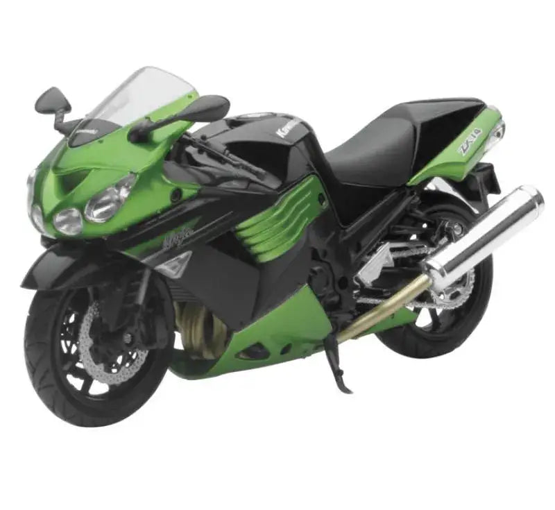 New Ray Toys Kawasaki ZX-14 Street Bike (Green) Scale/ - 1:12 - Apparel
