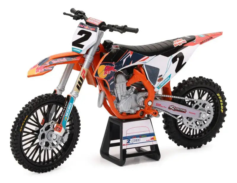 New Ray Toys KTM Red Bull 450SX-F (Cooper Webb #2)/ Scale 1:12 - Apparel
