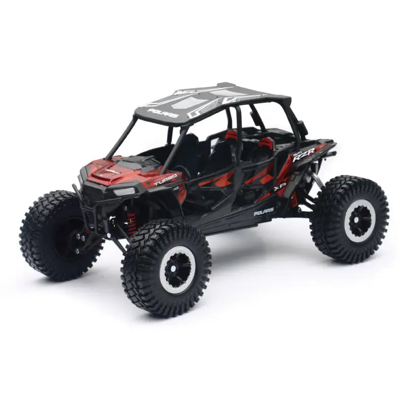 New Ray Toys 57976B New Ray Toys Polaris RZR XP4 Rock Crawler (Titanium Metallic)/ Scale - 1:18 - 57976B