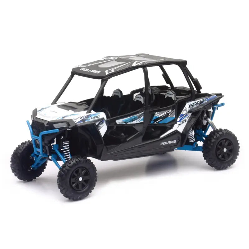 New Ray Toys 57843B New Ray Toys Polaris RZR XP4 Turbo EPS (Matte White Lightning)/ Scale - 1:18 - 57843B