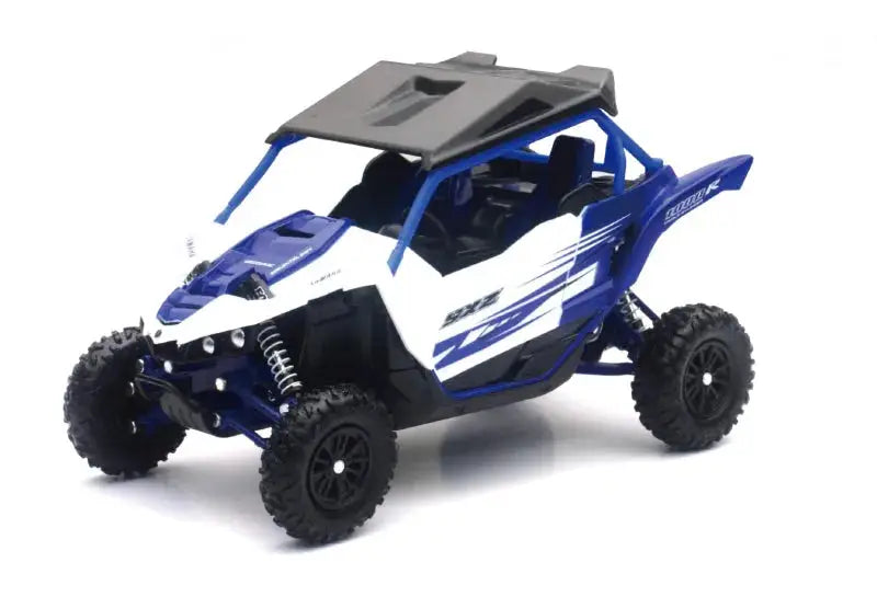 Blue and white off-road buggy toy Yamaha YXZ1000R scale 1:18 for kids