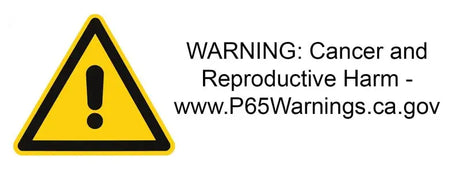 Warning sign for cancer and reproductive harm.
