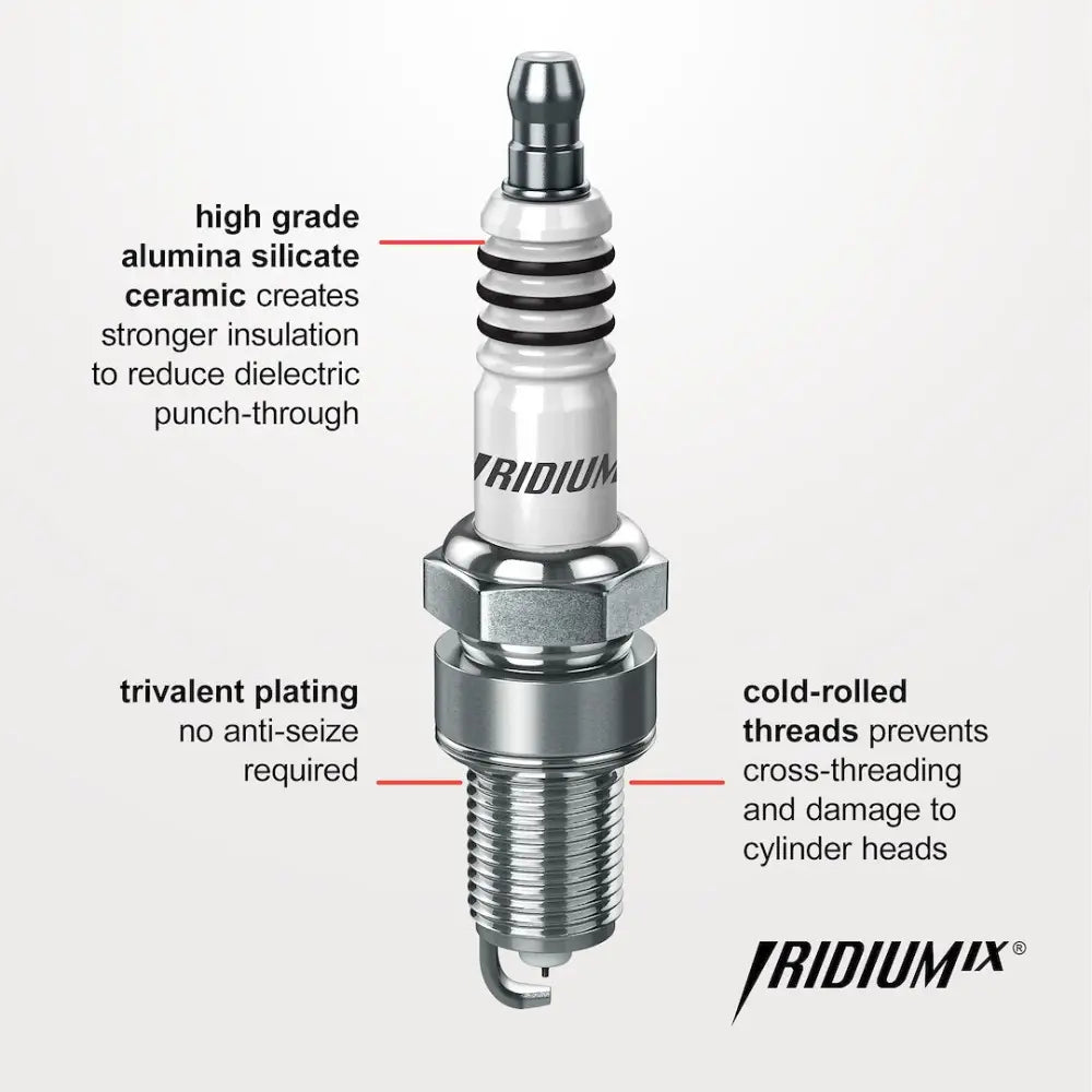 NGK Corrugated Ribs Prevent Flashover Spark Plug 91768