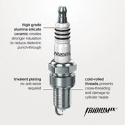 NGK Corrugated Ribs Prevent Flashover Spark Plug 91768
