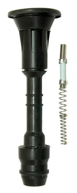 Black ignition coil with spring for NGK Infiniti FX45 2003-2008 coil boot replacement