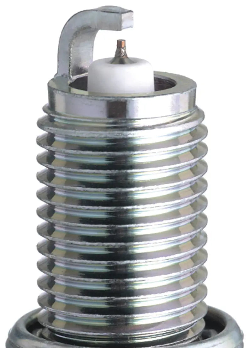 Shiny threaded NGK Iridium IX Spark Plug from the spark plug box of 4