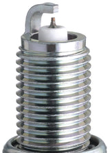 Shiny threaded NGK Iridium IX Spark Plug from the spark plug box of 4