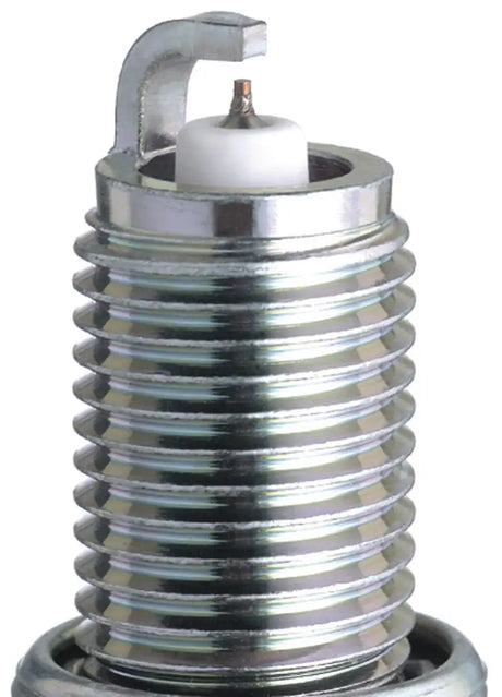 Shiny threaded NGK Iridium IX Spark Plug from the spark plug box of 4
