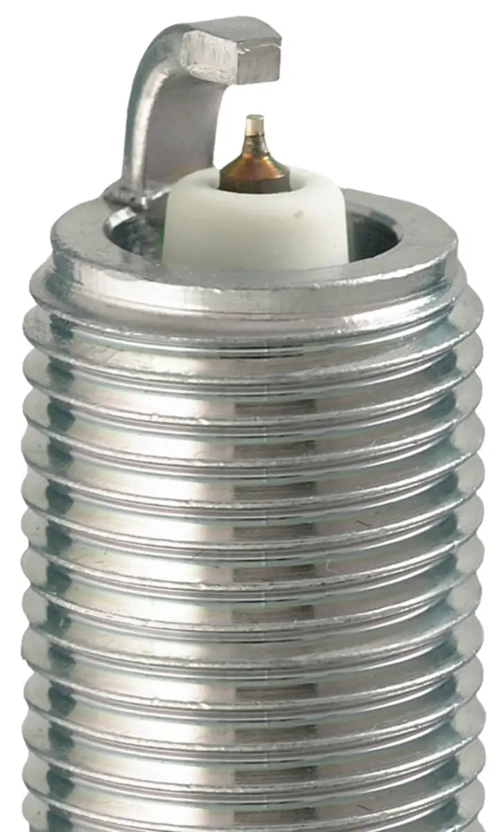 Close-up of NGK Iridium Spark Plug for high performance, durability, and fuel efficiency.