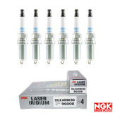 NGK Laser Iridium Spark Plug Box of 4 (DILKAR8K8G) - 96008 - Ignition