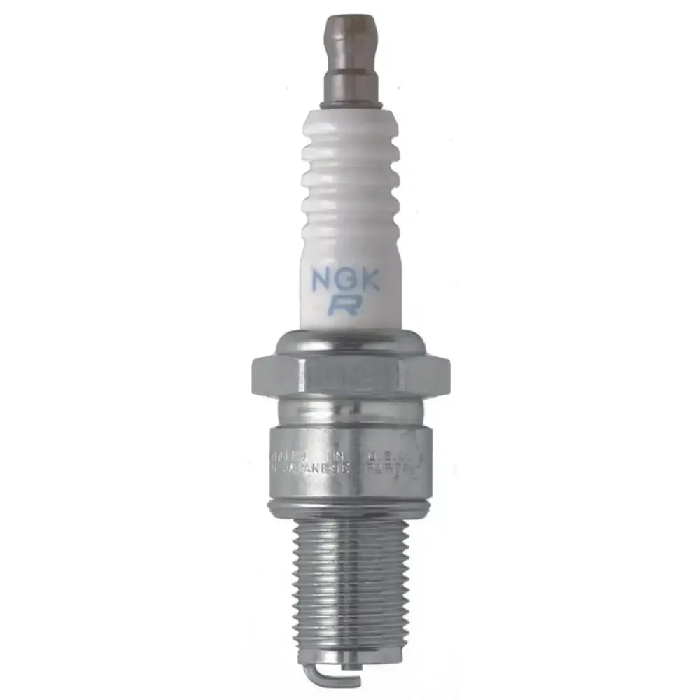 Silver NGK spark plug from NGK Standard Spark Plug Box of 4 for reliable standard spark ignition