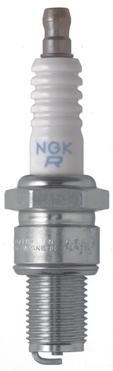 Silver NGK spark plug from NGK Standard Spark Plug Box of 4 for reliable standard spark ignition