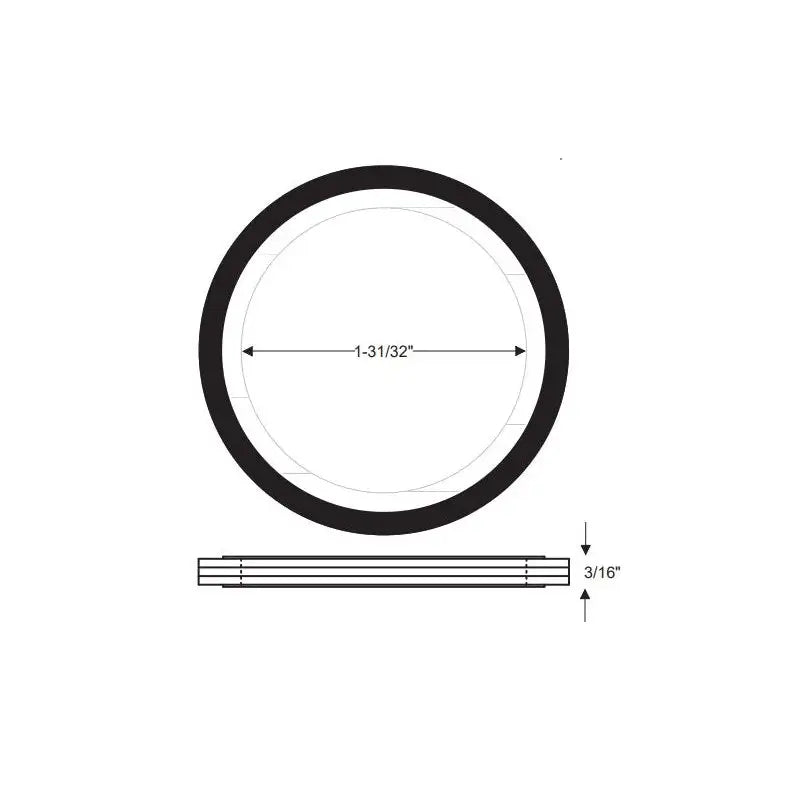 Nickson INC 13584 - Round Fiber Gasket Ring