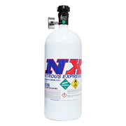 Nitrous Express 11101 Nitrous Express 10lb Bottle w/Lightning 500 Valve (6.89 Dia x 20.19 Tall) w/Gauge