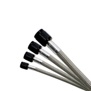Nitrous Express 4AN 4ft Stainless Steel Braided Hose - Black - Truck & Automotive