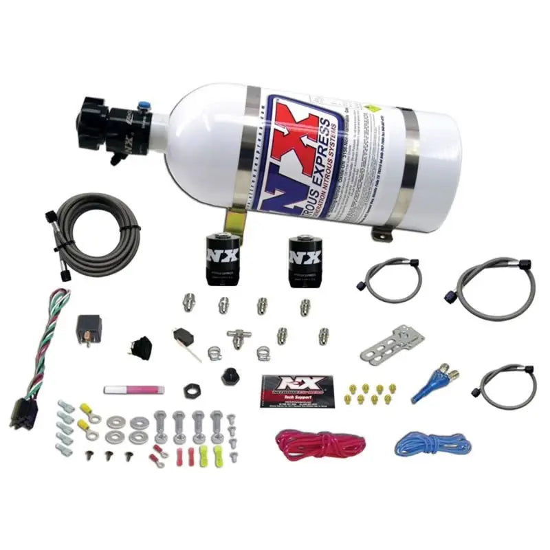 Nitrous Express All Sport Compact EFI Single Nozzle Kit (35-50-75HP) w/10lb Bottle - Truck & Automotive