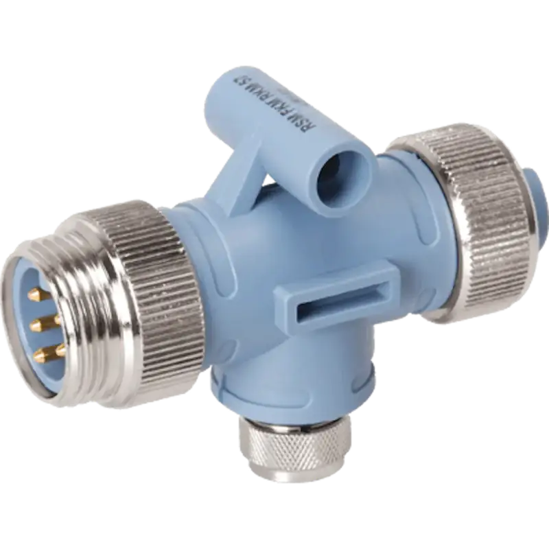 NM-CF-NF Maretron Mini Tee W/ Micro Center Tap - Marine Network Cable Connector