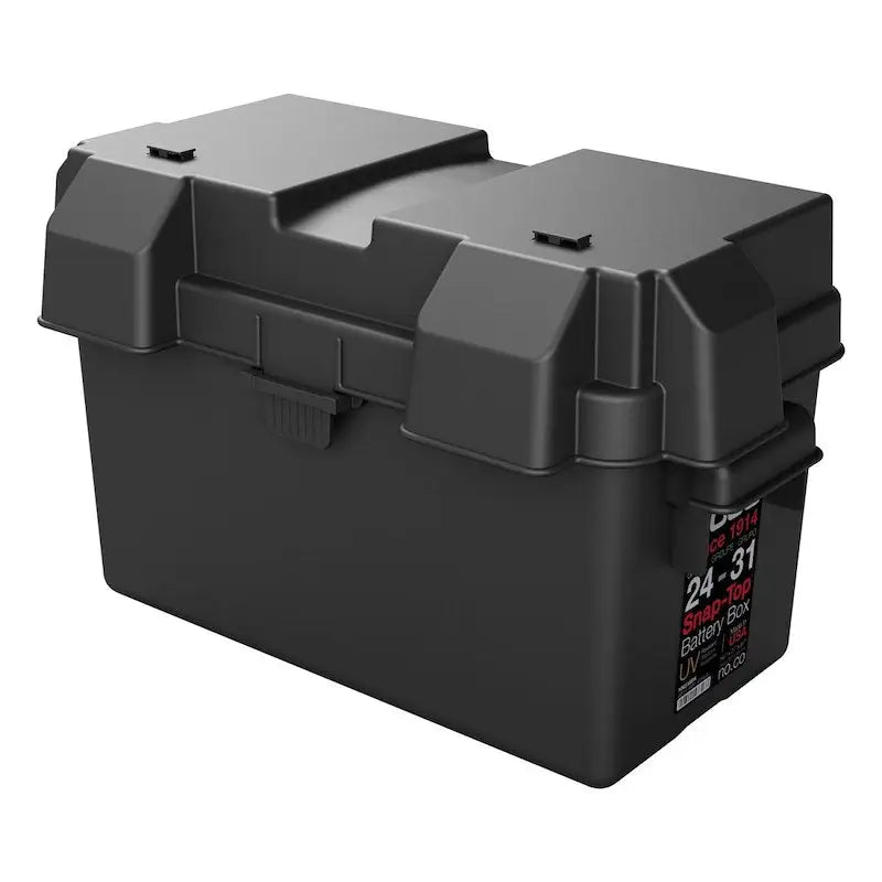 NOCO BG31 Snap-Top Battery Box Group 24–31 Black - Battery Box