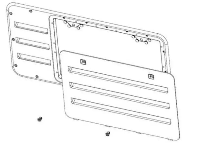 637318BW Refrigerator Vent