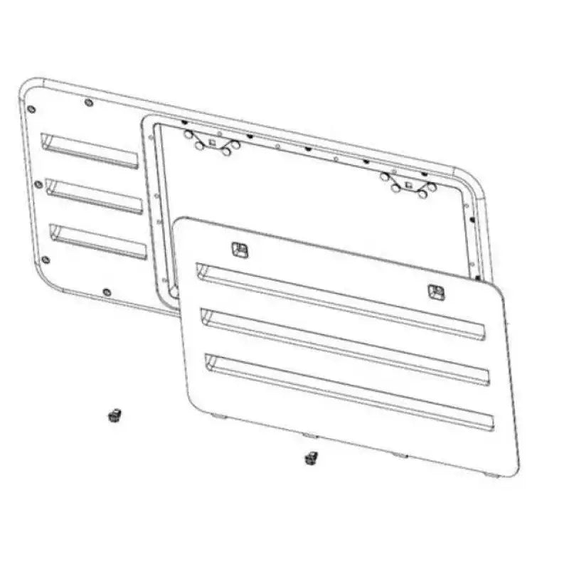 637318BW Refrigerator Vent