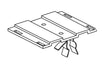638292 Refrigerator Interior Light Mounting Bracket