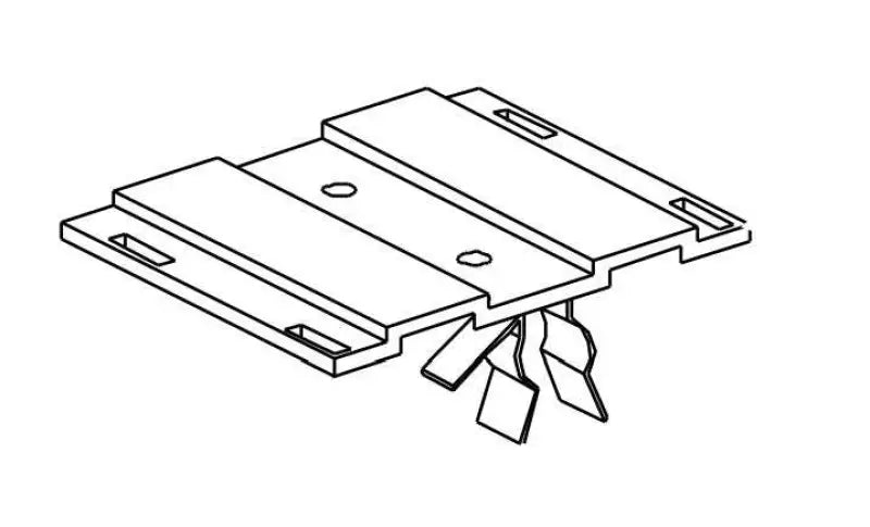 638292 Refrigerator Interior Light Mounting Bracket
