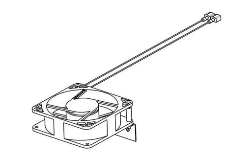 639702 Refrigerator Cooling Fan Assembly