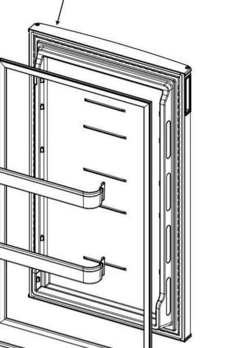 640158 Refrigerator Door