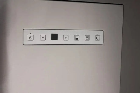 Control panel of the N15DCIMSS Norcold Refrigerator Dual Compartment 3 Door Refrigerator With Freeze for easy operation.