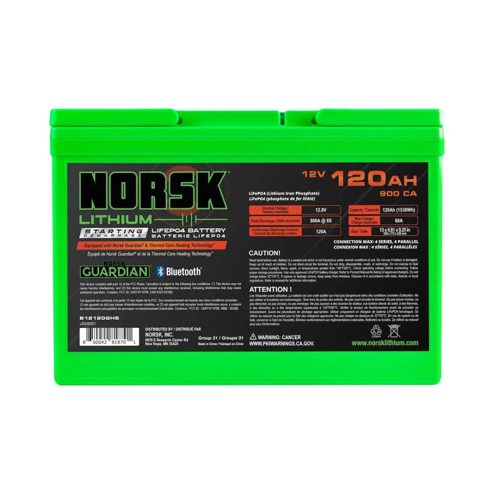 Norsk INC B12120GHS Battery