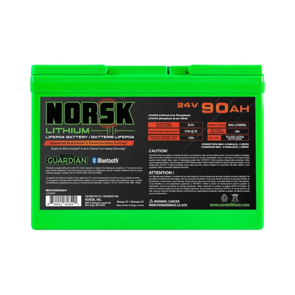 Norsk INC B24090GH Battery