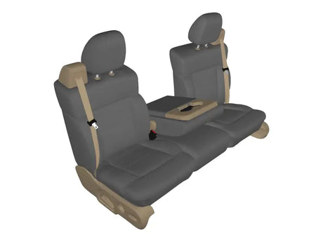 NP97-35 GRAY FIA Ford F-150 15-16 Front 40/20/40 Gry - Seat Cover