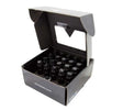 NRG NRG 700 Series M12 X 1.25 Steel Lug Nut w/Dust Cap Cover Set 21 Pc w/Locks & Lock Socket - Black