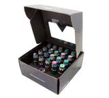 NRG NRG 700 Series M12 X 1.25 Steel Lug Nut w/Dust Cap Cover Set 21 Pc w/Locks & Lock Socket - Neochrome