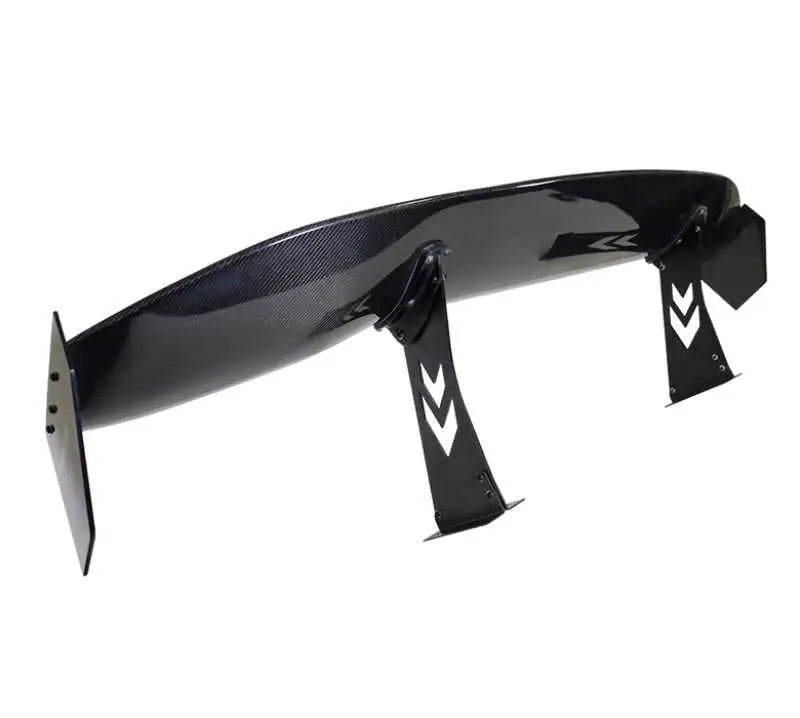 NRG Carbon Fiber Spoiler - Universal (69in.) w/NRG Logo / Stand Cut Out / Large Side Plate 