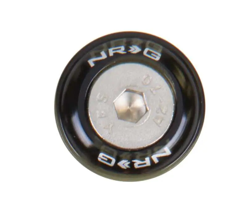 NRG Fender Washer Kit w/Rivets For Metal (Black) - Set of 10 