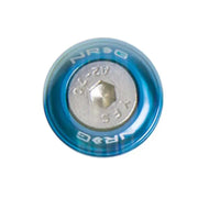 NRG NRG Fender Washer Kit w/Rivets For Metal (Blue) - Set of 10