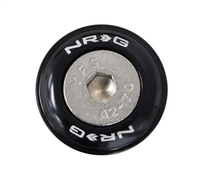 NRG Fender Washer Kit w/Rivets For Plastic (Black) - Set of 10 