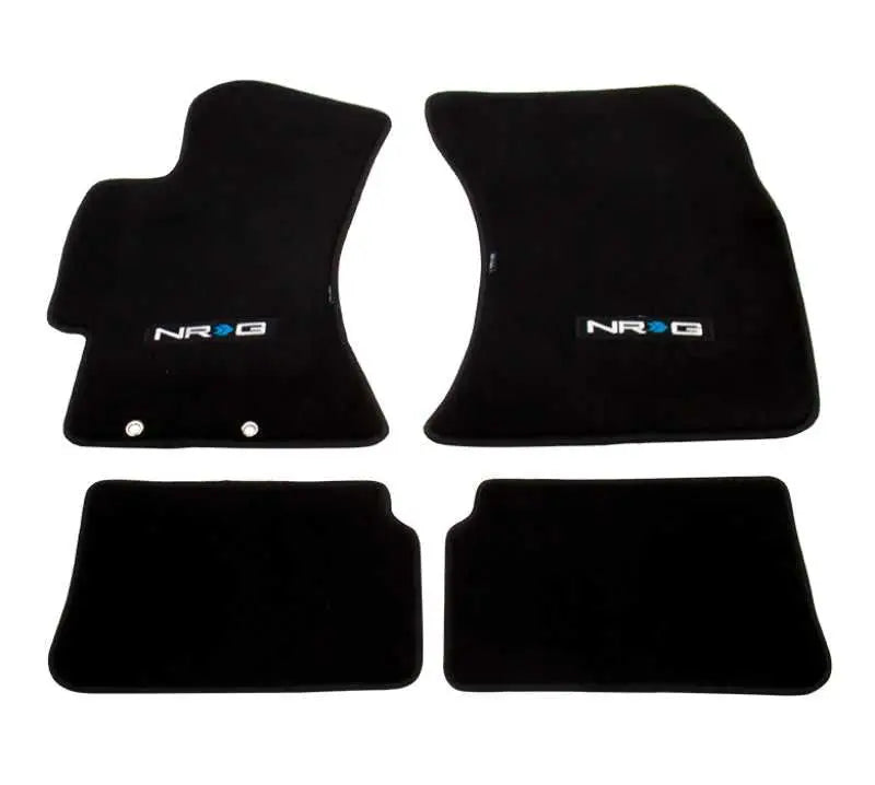 NRG Floor Mats - 2009-2011 Subaru Impreza WRX/STi (NRG Logo) - 4pc. 
